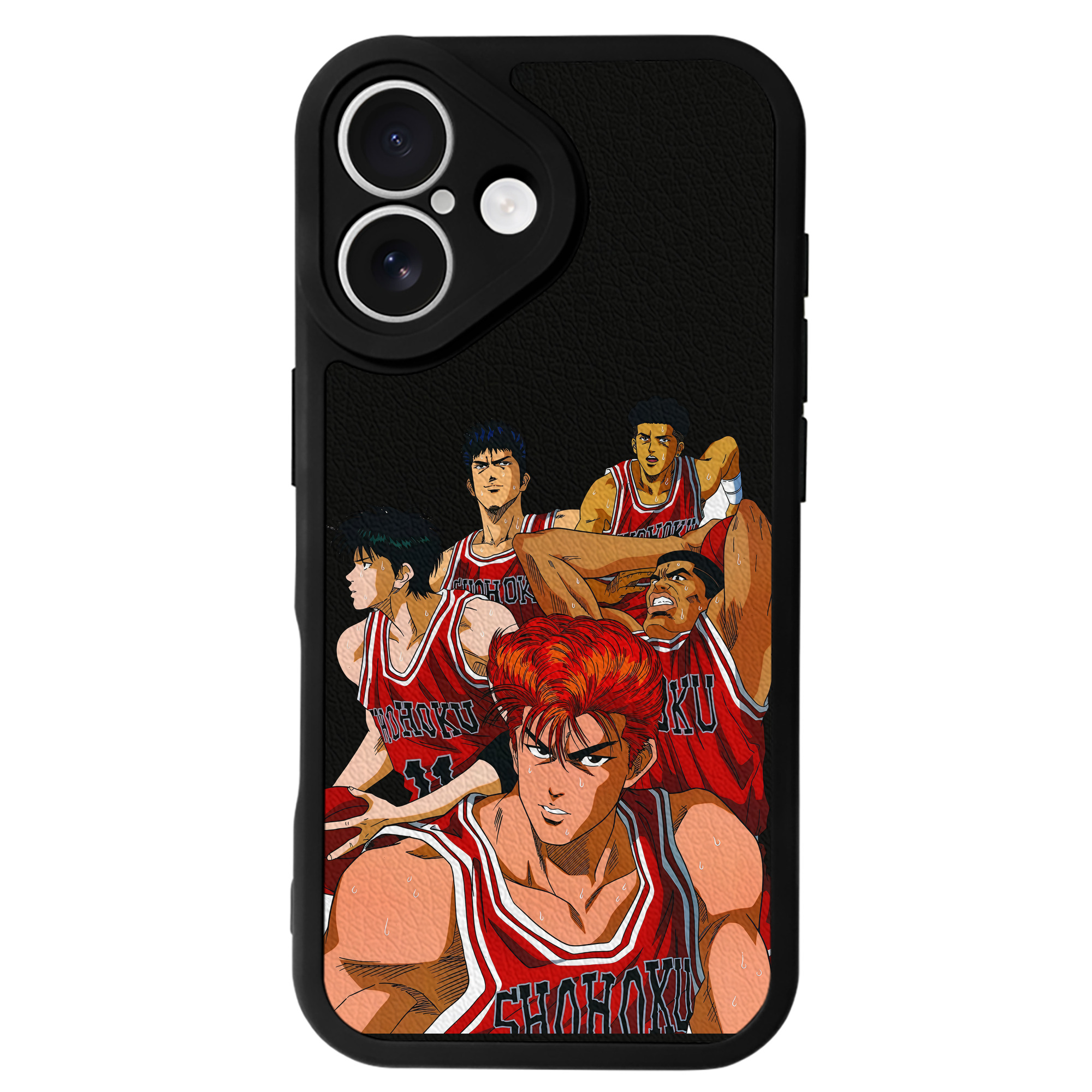 （画像用） SLAM DUNK／スラムダンク 【iPhone 16シリーズ対応】シリコンスマホケース（レザー調） 材質：シリコン